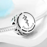 925 Silver Sign Charms Beads for DIY Bracelets & Necklace