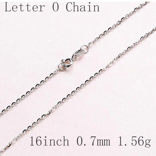925 Sterling Silver Chain Necklace for Women