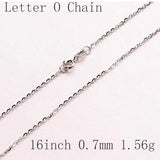 925 Sterling Silver Chain Necklace for Women
