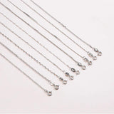 925 Sterling Silver Chain Necklace for Women