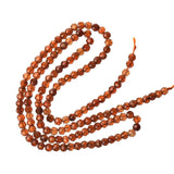 Faceted 3mm-2mm Natural Orange Garnet Loose Stone Beads 15inch