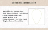 925 Silver Pearl Pendant Necklace Multilayer Chain Wedding Jewelry