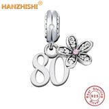 925 Silver Milestone Dangle Charms for Bracelet DIY
