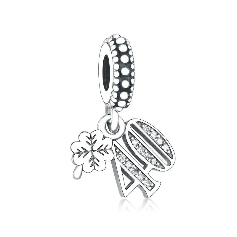 Sterling Silver Spring Collection Number Charms Bracelet
