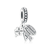 Sterling Silver Spring Collection Number Charms Bracelet