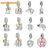 Sterling Silver Spring Collection Number Charms Bracelet
