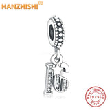 Sterling Silver Spring Collection Number Charms Bracelet