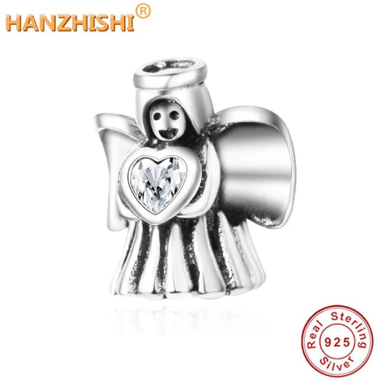 925 Sterling Silver DIY Bead Angel of Love Charm for Bracelet Bangle