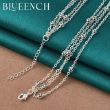 925 Silver Ball Necklace for Women Party Jewelry