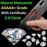 Real Moissanite Created Diamond D Lab Grown Gems Jewelry Material