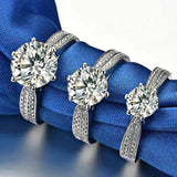 Real Moissanite Created Diamond D Lab Grown Gems Jewelry Material