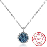 925 Silver Crystal Fragment Dream Star Planet Necklace
