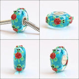 925 Sterling Silver Animal Charm Glass Beads for European Bracelet