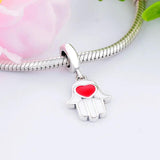 Enamel Palm Dangle Charms 925 Sterling Silver DIY Jewelry Making