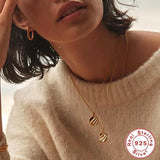 925 Silver Leaves Collarbone Necklace Choker