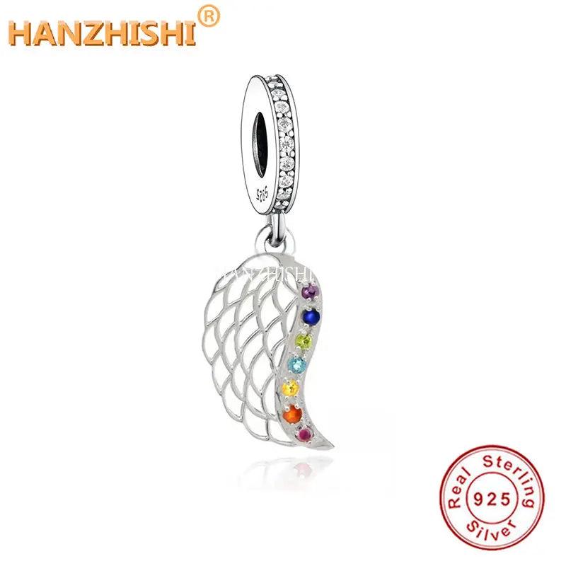 925 Silver Wing Charms Bead for Bracelet Necklace