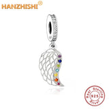 925 Silver Wing Charms Bead for Bracelet Necklace