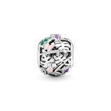 925 Sterling Silver Jungle Creatures & Leaves Charm Beads