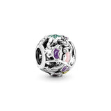 925 Sterling Silver Jungle Creatures & Leaves Charm Beads
