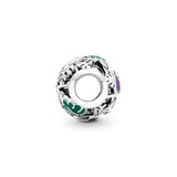 925 Sterling Silver Jungle Creatures & Leaves Charm Beads
