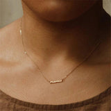 925 Silver Mama Chain Necklace - Mother's Gift