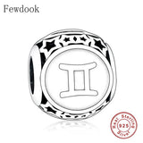 925 Silver Zodiac Scorpio Bead for Charm Bracelet Necklace