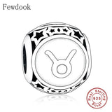 925 Silver Zodiac Scorpio Bead for Charm Bracelet Necklace