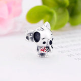 925 Sterling Silver Enamel Australia Flag Surfing Koala Bead