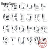 925 Sterling Silver Alphabet Letter A-Z Beads for Jewelry Making