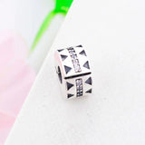 Zircon Crystal Bead Stopper Clip for Charm Bracelet