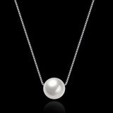 Freshwater Pearl Necklace 925 Silver - Wedding Charm Birthday Gift