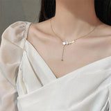925 Silver Bead Charm Pendant Choker Necklace for Women