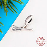 925 Silver Guitar Charm Bead for Charm Bracelet