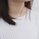 S925 Tiny Heart Necklace Heart Shape Pendant Gift