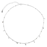 S925 Sterling Silver Tassel Neck Chain Student Jewelry