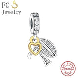 925 Silver Alphabet Numbers Charm Bracelet Making Berloque