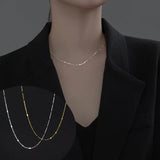 925 Silver Chains Side Chain Jewelry For Women Necklace
