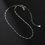925 Silver Chains Side Chain Jewelry For Women Necklace