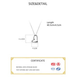 Heart-Shaped Silver Chain Necklace for Women
