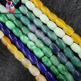 Malay Natural Jade Rice Beads 8X12mm Diy Accessories