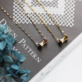 Stainless Steel Chain Choker Slim Waist Pendant Necklace
