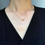 Stainless Steel Chain Choker Slim Waist Pendant Necklace