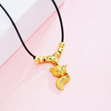 MHXFC European Woman Party Wedding Fox Pendant Necklace NL176