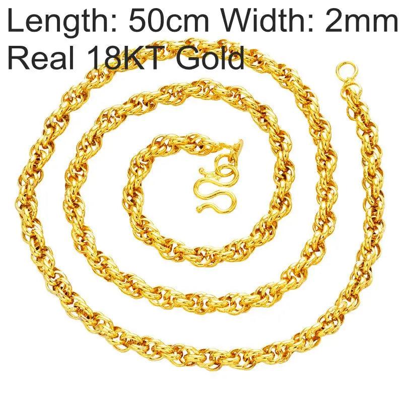 OMHXFC 18KT Chain Necklace NL21