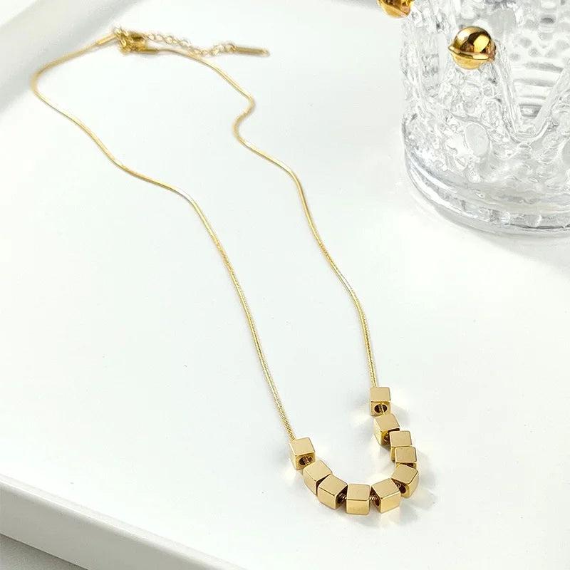 Fine Woman Party Wedding Gift Fortune Beads Necklace