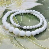 Natural Tridacna Round Beaded Necklace Jewelry for Women