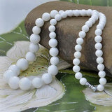 Natural Tridacna Round Beaded Necklace Jewelry for Women