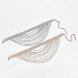 Exaggerated Alloy Diamond Multilayer Necklace Women's Necklace
