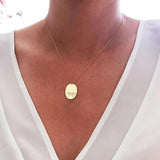 925 Silver Hand in Hand Pendant Necklace