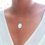 925 Silver Hand in Hand Pendant Necklace